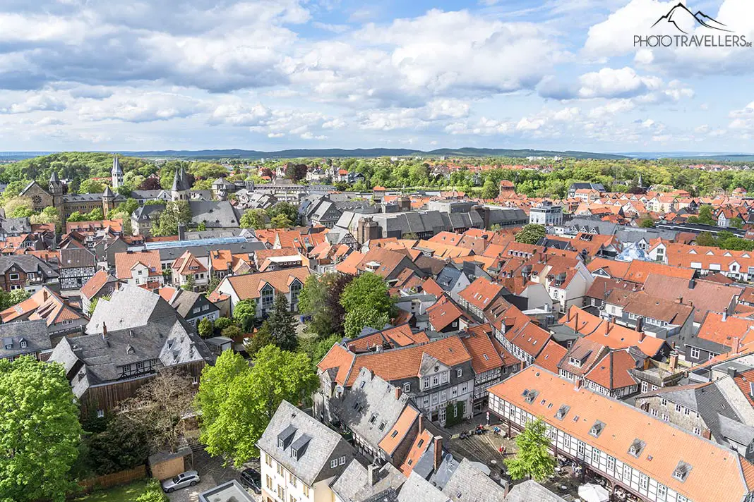 Blick auf Goslar vom Kirchturm