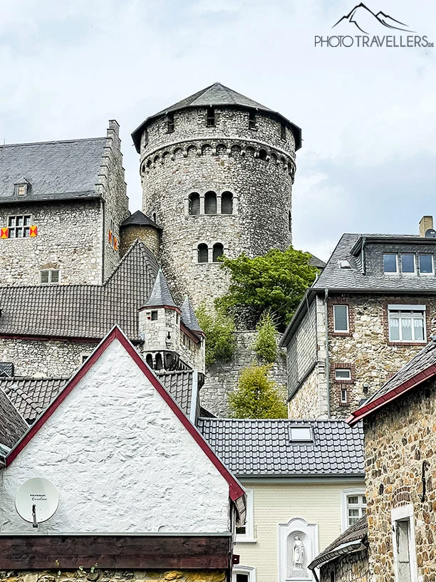 Blick auf die Burg Stolberg in NRW