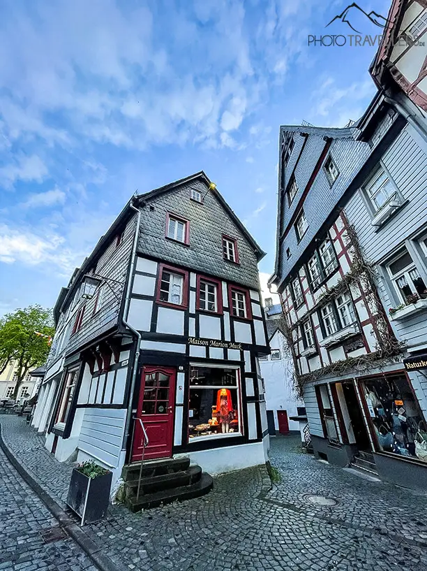 Ein Fachwerkhaus in Monschau