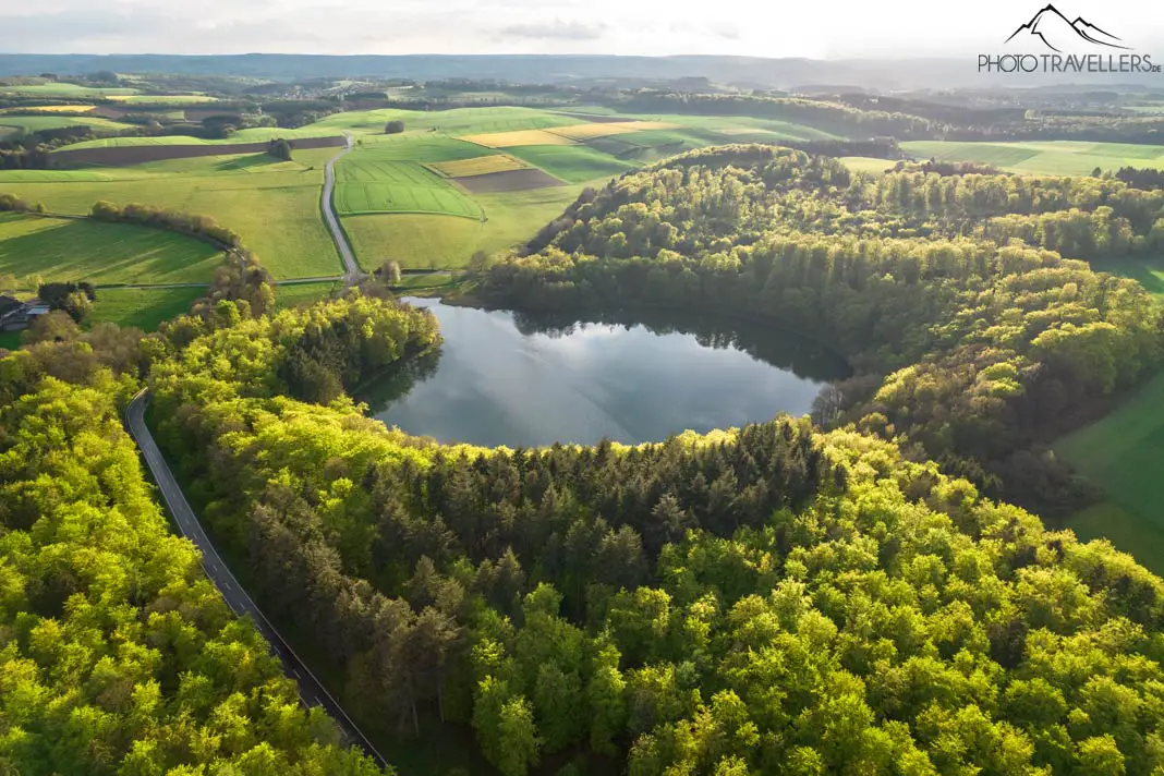 The Holzmaar is one of the most beautiful maars in the Eifel region