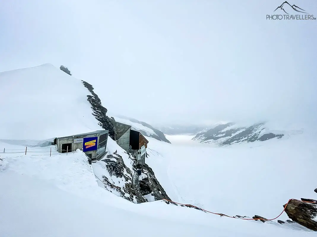 Das Gletscherplateau auf dem Jungfraujoch