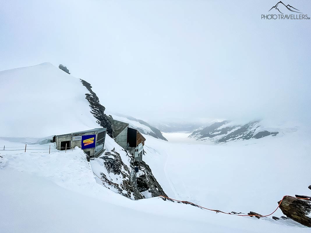 Das Gletscherplateau auf dem Jungfraujoch