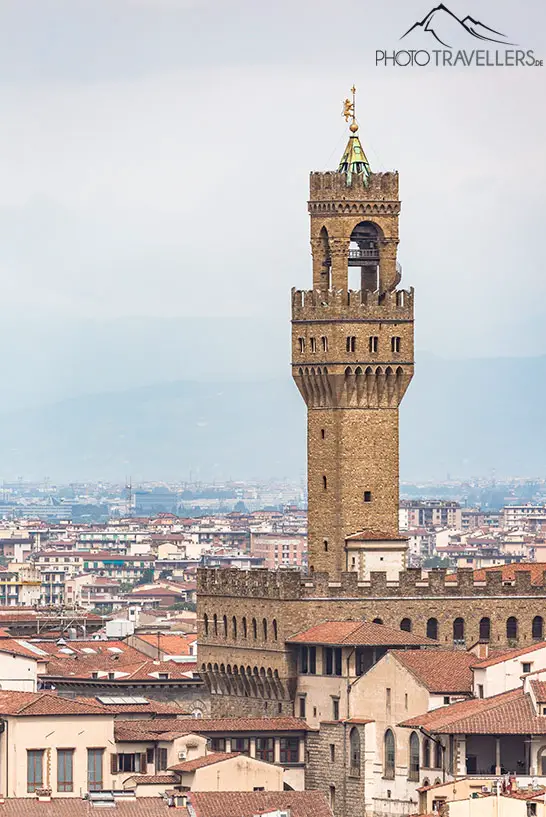 Der Palazzo Vecchio in Florenz