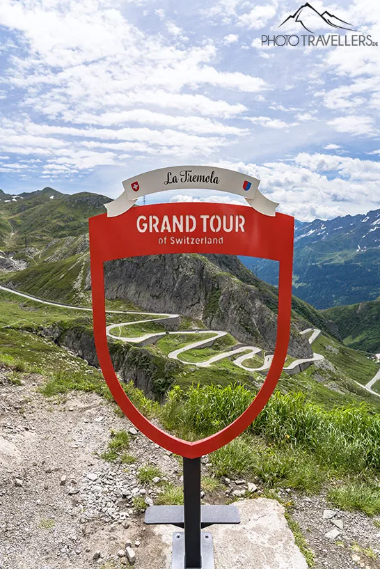 Schild der Grand Tour of Switzerland