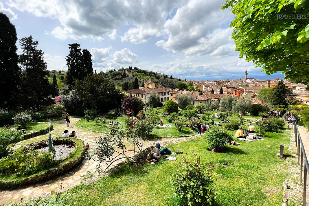 italien-florenz-giardino-delle-rose Der Giardino delle Rose in Florenz mit Blick auf die Stadt
