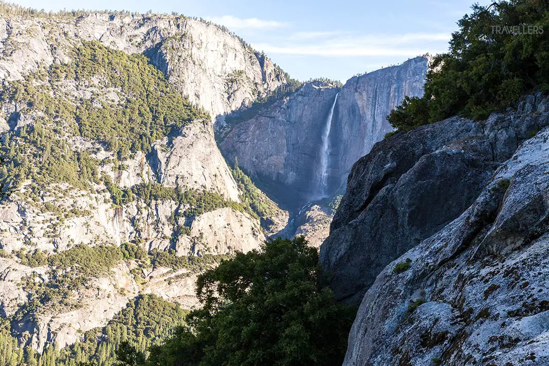 Der Blick auf die Yosemite Falls