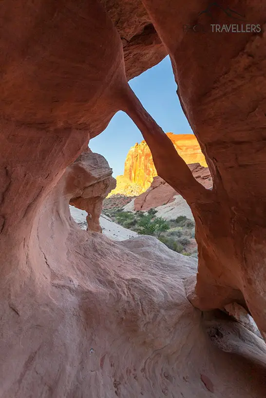 Die Fire Cave im Valley of Fire