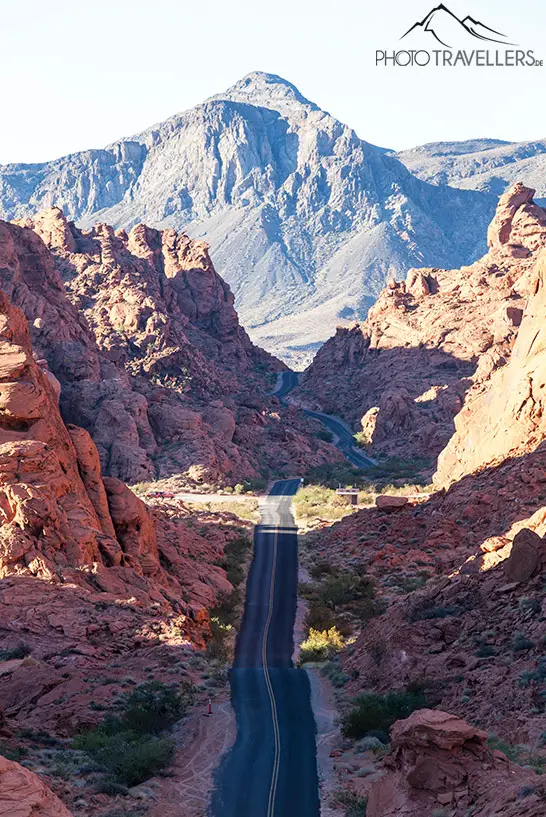 Die White Domes Road im Valley of Fire