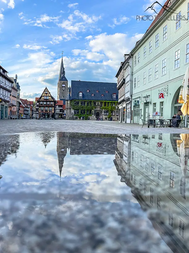 Der Marktplatz in Quedlinburg