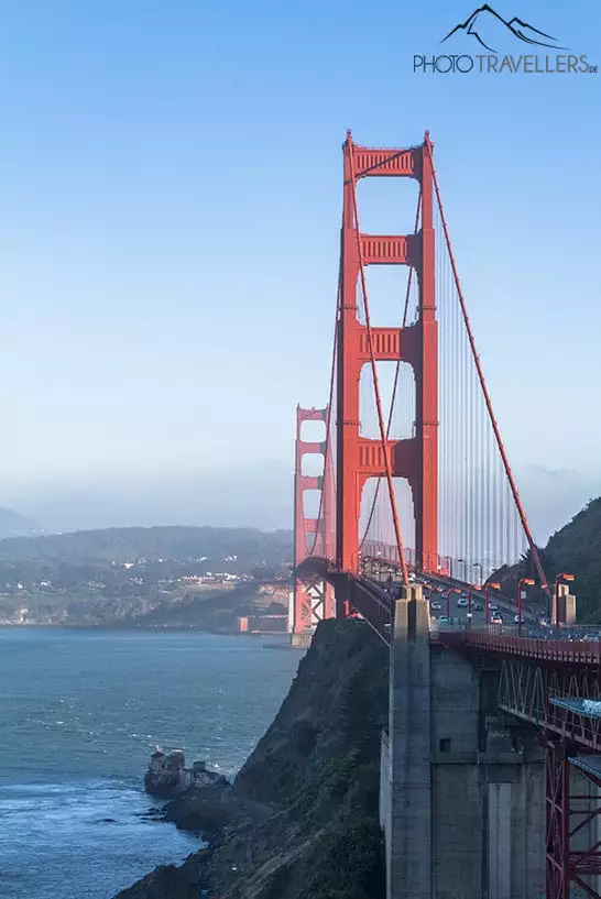 View of the Golden Gate Bridge in San Francisco
