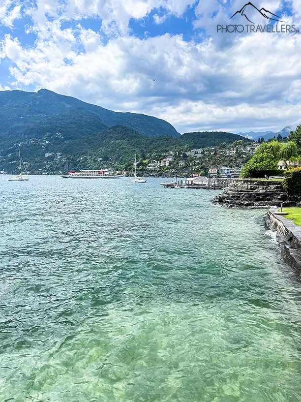 View of Lake Maggiore from Ascona