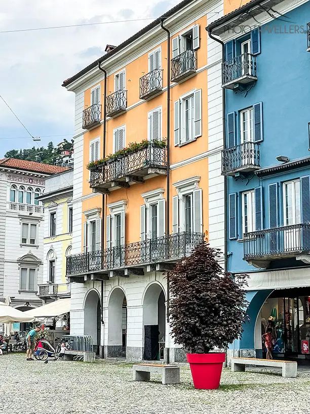 Wunderschöne Häuser in Locarno