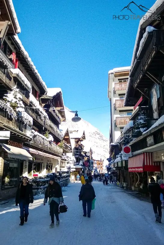 Zermatt in winter