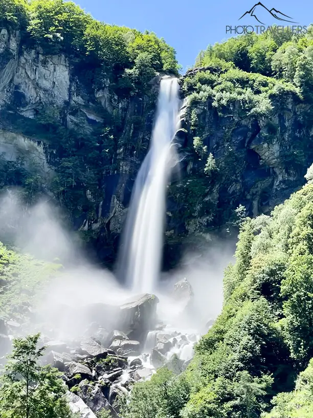Der Wasserfall Cascata di Foroglio
