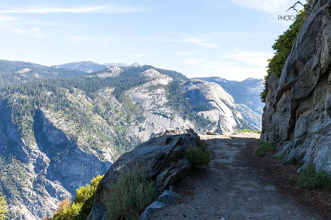 Blick vom Four Mile Trail ins Yosemite Valley