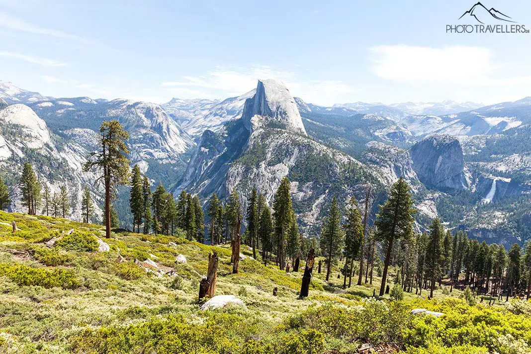 Blick auf den Half Dome im Yosemite Nationalpark