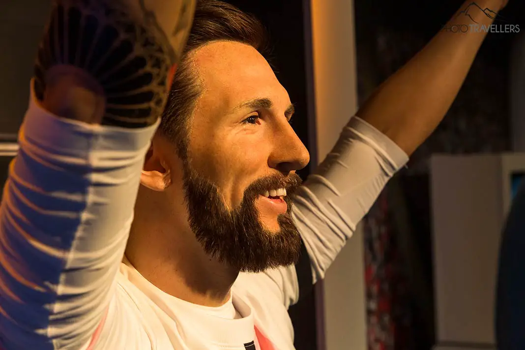 Die Figur von Lionel Messi bei Madame Tussauds in Berlin