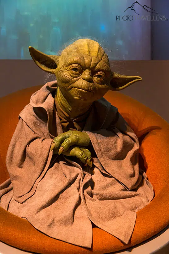Die Figur von Yoda bei Madame Tussauds in Berlin