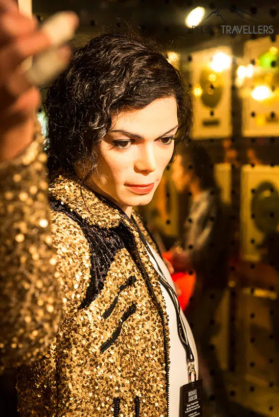 Die Figur von Michael Jackson bei Madame Tussauds in Berlin