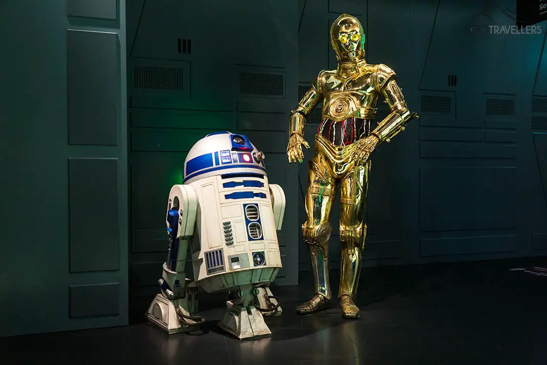 Die Figuren von R2-D2 & C-3PO bei Madame Tussauds in Berlin
