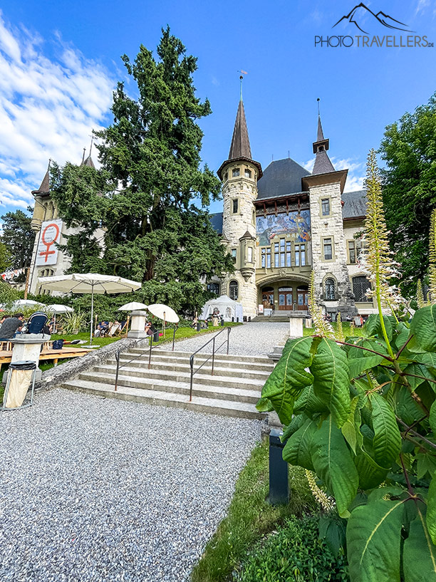 Blick auf das historische Museum in Bern