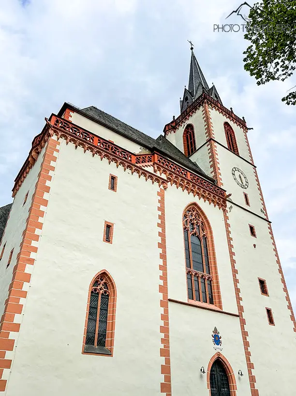 Blick auf die Kirche St. Martin in Bingen am Rhein