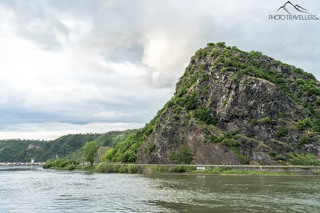 Der Loreley-Felsen am Rhein