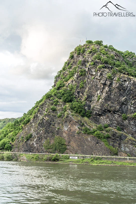 Der Loreley-Felsen am Rhein