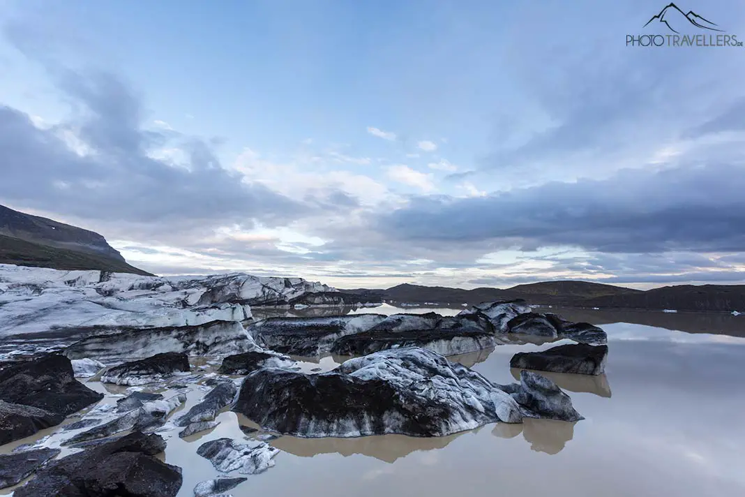 Die Gletscherlagune am Skaftafellsjökull