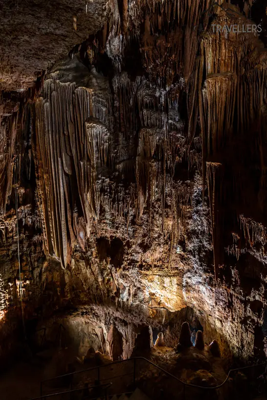 Inside the stalactite cave Baredine