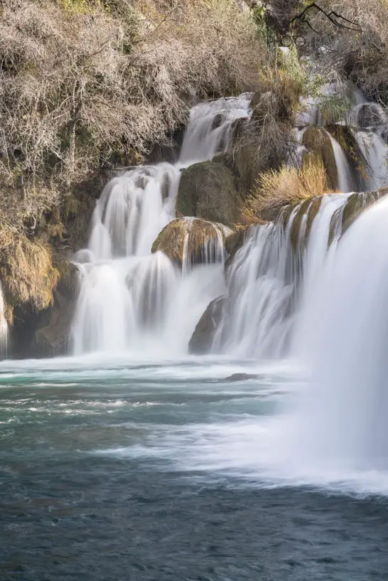 Blick auf die Wasserfälle des Krka Nationalparks
