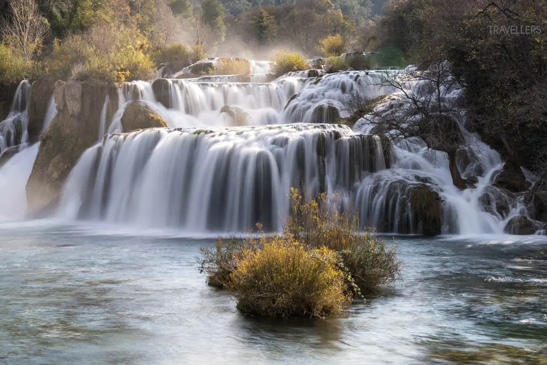 Der Skradinski Buk Wasserfall im Krka Nationalpark