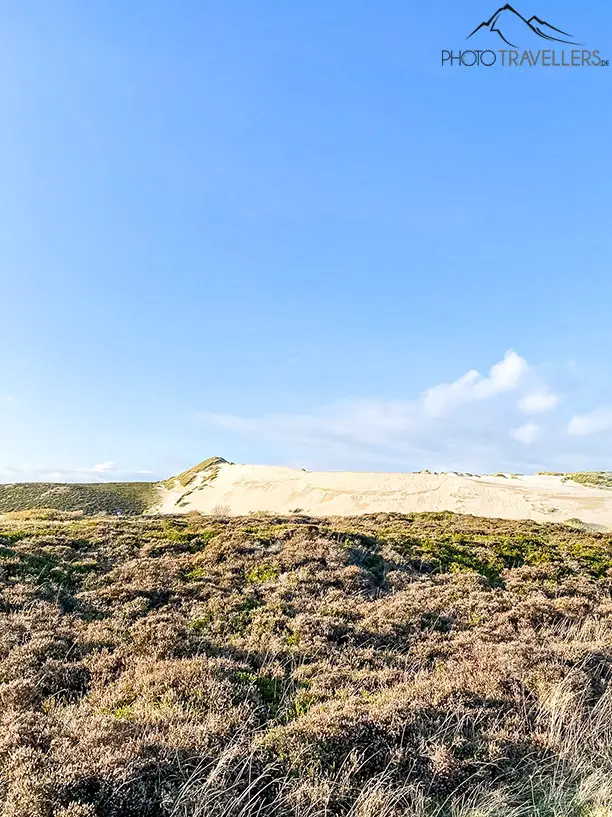 A shifting sand dune on Sylt
