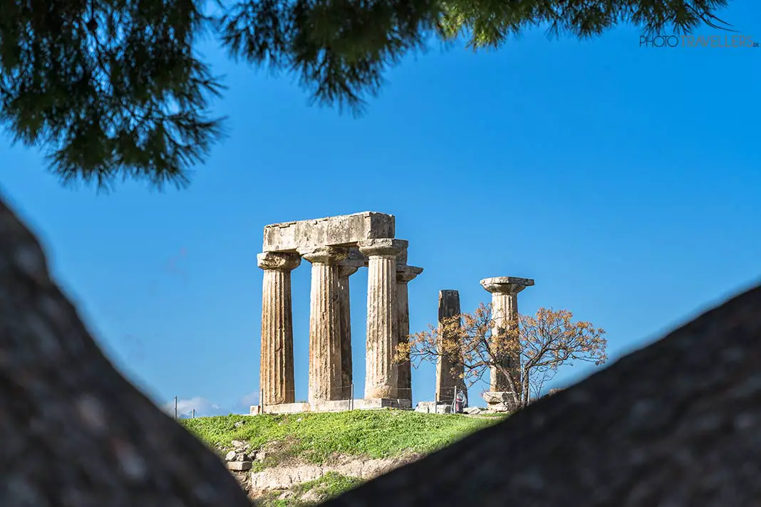 Der Apollon Tempel im antiken Korinth