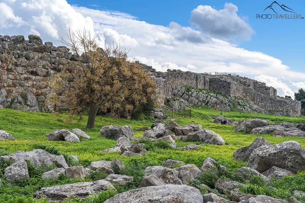 Die Mauern der antiken Stadt Tiryns