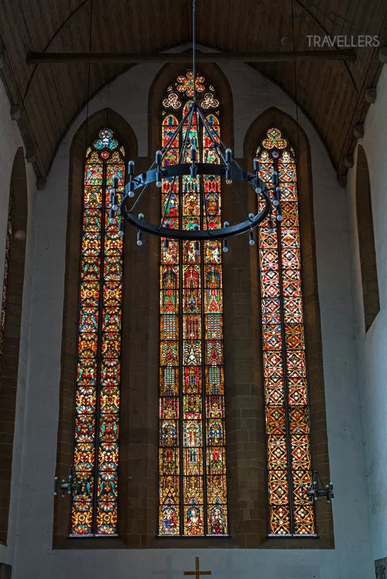 Ein Kirchenfenster im Augustinerkloster in Erfurt