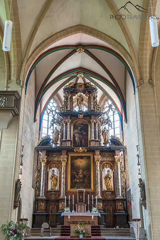 Der Altar der St. Severikirche in Erfurt