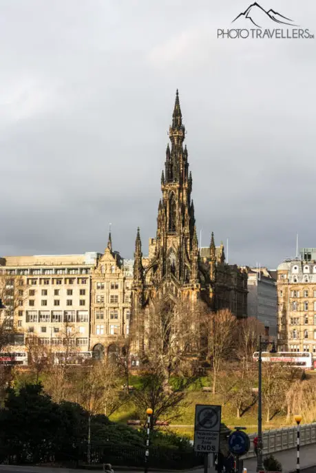 The Scott Monument - here in the picture - is one of the top sights in Edinburgh
