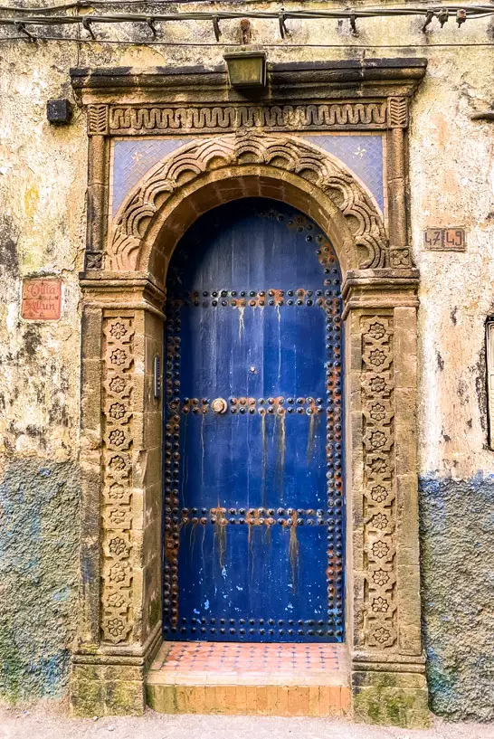 Tür in der Stadt Essaouira
