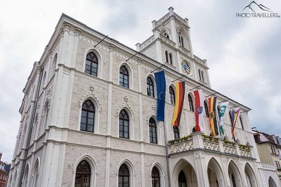 Das Rathaus in Weimar