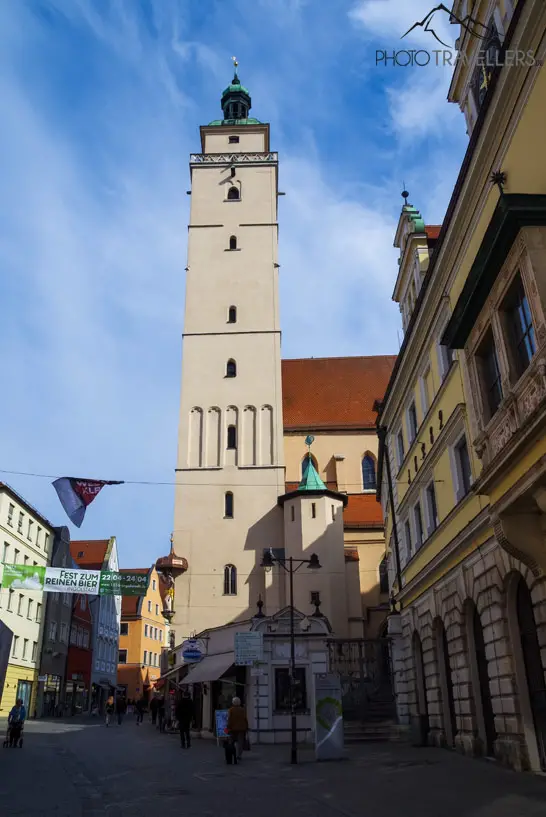 Der Pfeifturm in der Altstadt von Ingolstadt