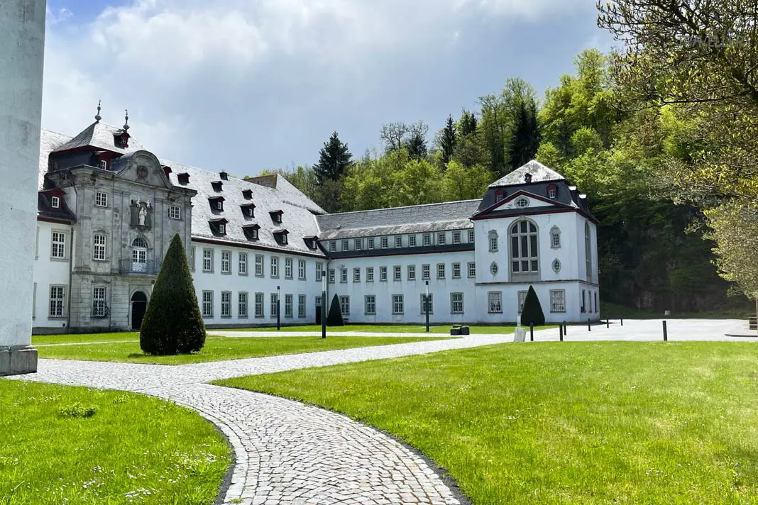 Blick auf die Abtei Marienstatt im Westerwald