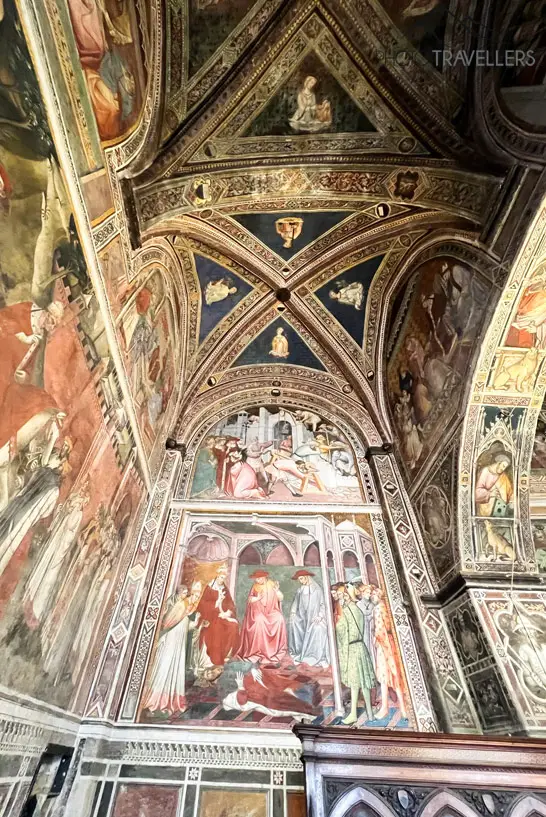 Fresken in den Sälen des Palazzo Pubblico in Siena