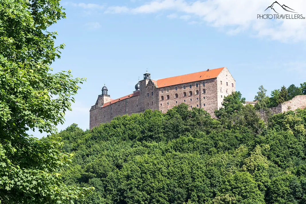 Der Blick auf die Plassenburg in Kulmbach