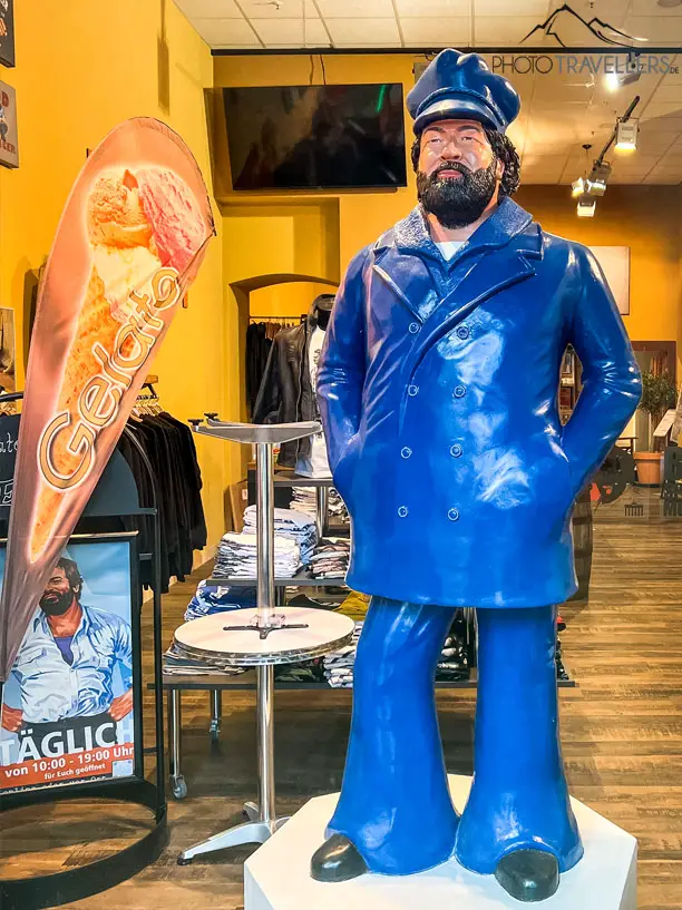 Bud Spencer Figur im Bud Spencer Museum
