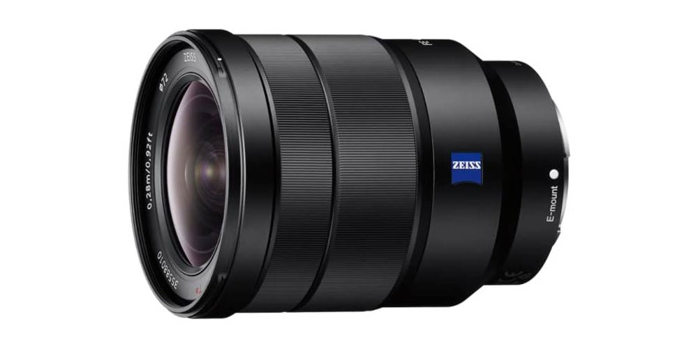 The Sony SEL-1635Z wide-angle lens