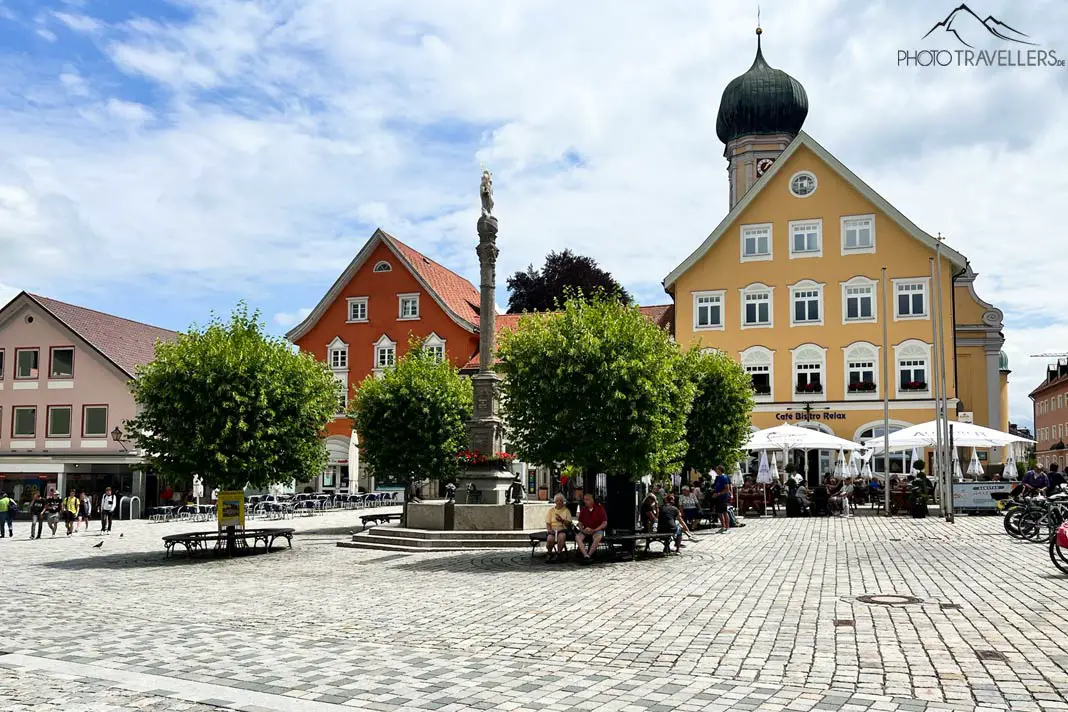 Der Marktplatz von Immenstadt