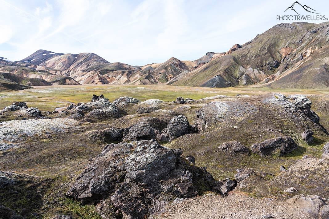 Das Hochlandtal Landmannalaugar  in Island