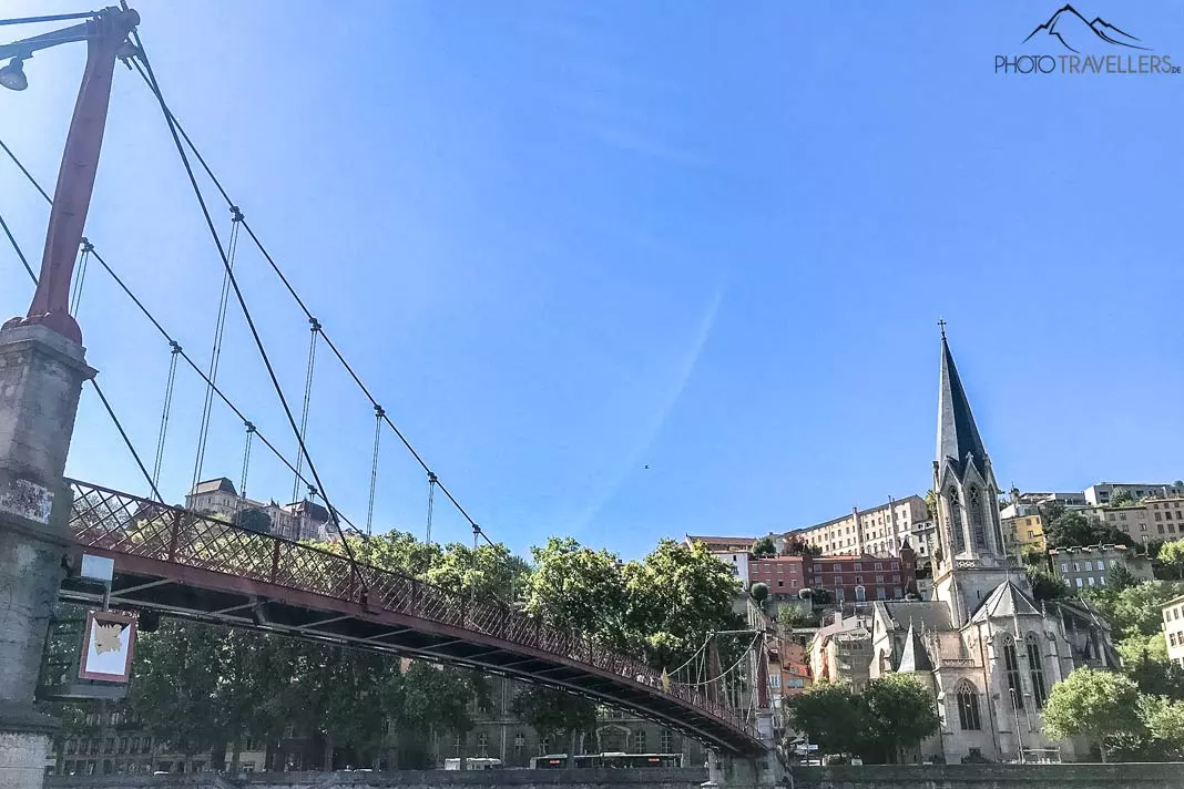 Bridge to the old town of Vieux Lyon