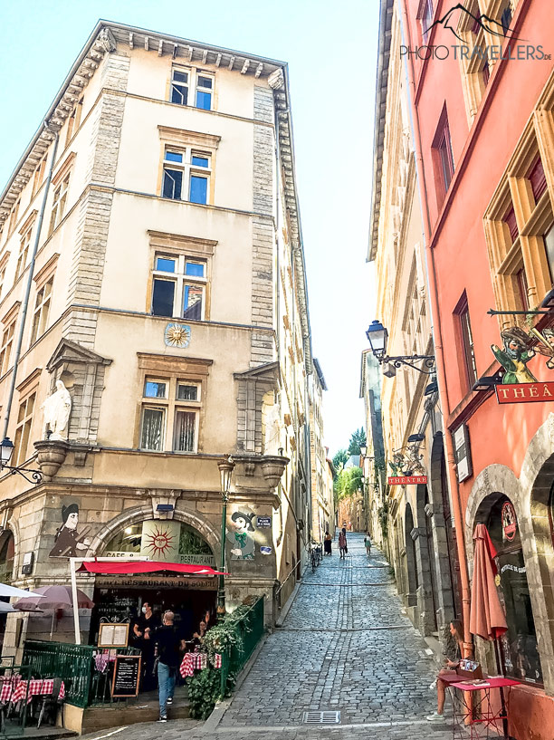 Eine Gasse im Viertel Vieux Lyon